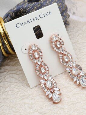 Charter Club Crystal Earrings